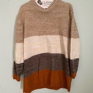 Camel, Beige, white sweater
